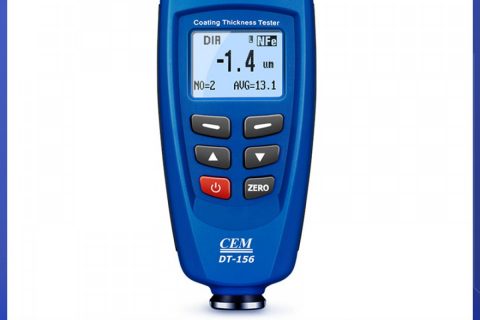 CEM华盛昌DT-156/DT-156H 高精度涂层测厚仪油漆膜丈量仪铁基非铁基测厚仪