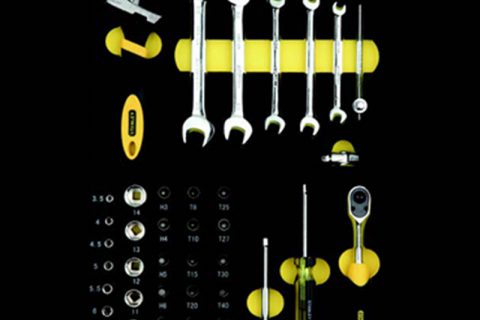史丹利 43件套6.3MM系列公制工具托 LT-021-23