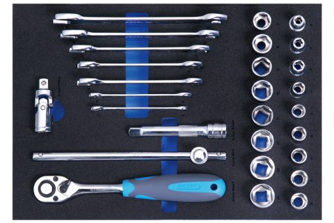 卡尔8028001工具28件12.5mm系列工具托