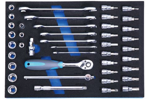 卡尔8042002 42件套10mm系列工具托