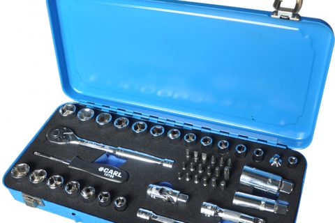 卡尔工具46件6.3mm x 10mm系列公英制组套8046005