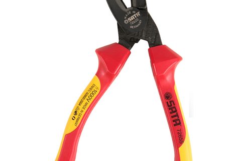 世达 SATA G系列省力型VDE绝缘耐压钢丝钳7.5" 72655
