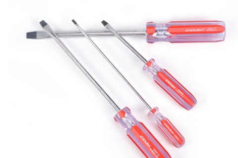 力易得  E6212  一字彩条螺丝批6x38mm