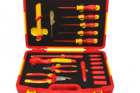 组合工具力易得19件VDE绝缘工具组套E1180