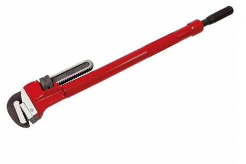 力易得  E5696  伸缩加力管子钳18"